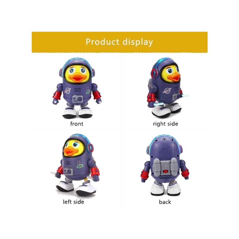 Canard lumineux dansant de l'espace